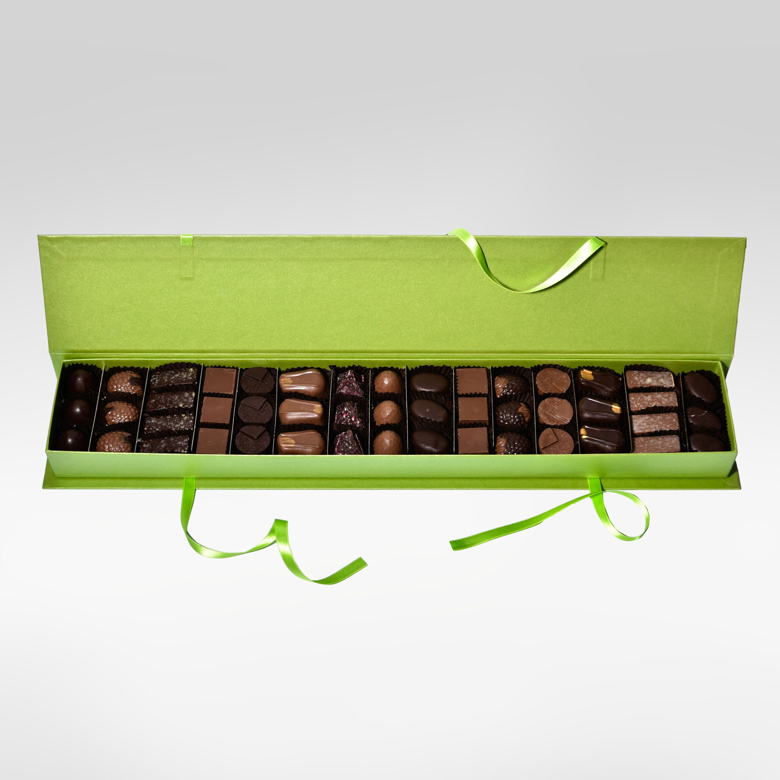Praline-Cioccolato-Artigianale-Torino-VERDE-Stecca-Piccola